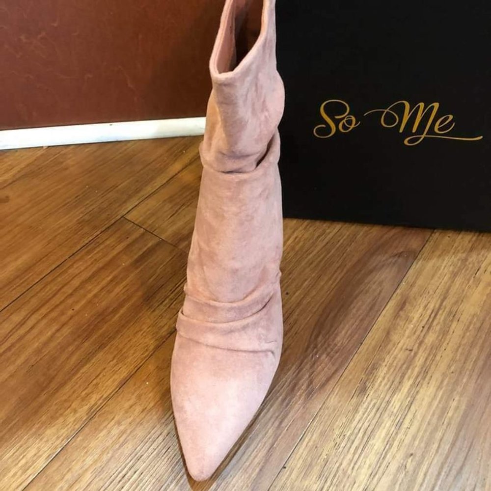 So Me 11" heel booties